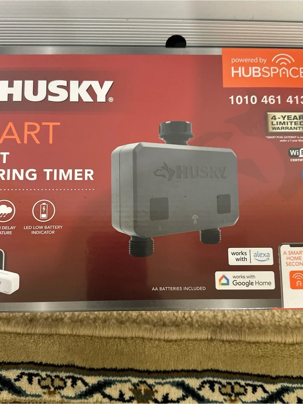 Sky Smart 2-Port Watering Timer - Red